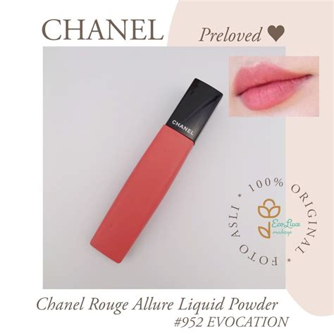 chanel rouge allure liquid powder 952 evocation|chanel long wear lip gloss.